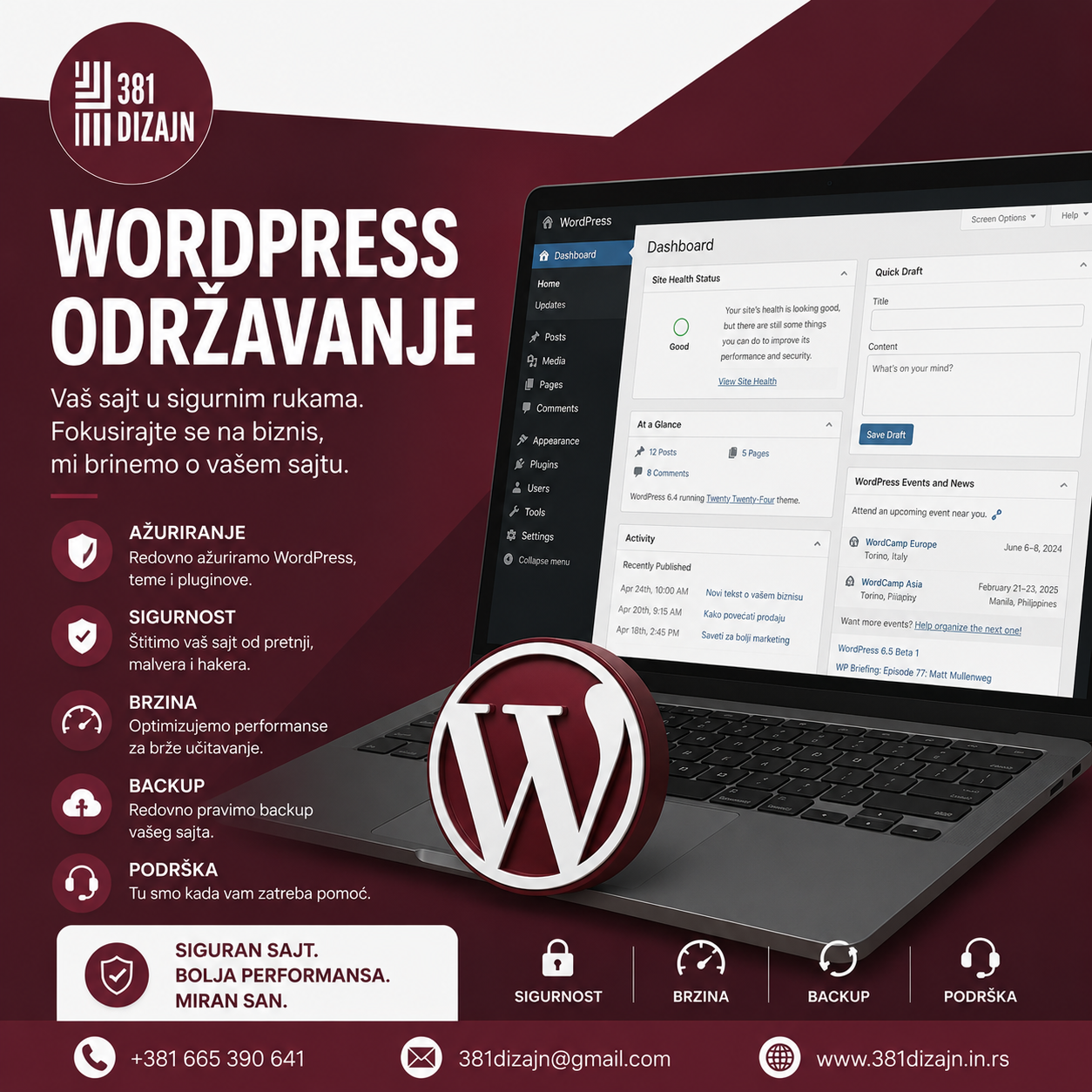 WordPress održavanje
